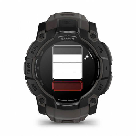 Умные часы Garmin Instinct 3 Amoled 50 mm black with Charcoal Band фото 5