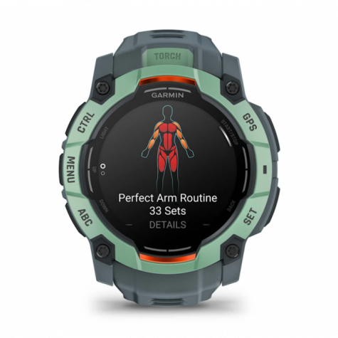 Умные часы Garmin Instinct 3 AMOLED 50 mm Neo Tropic with Twilight Band фото 5