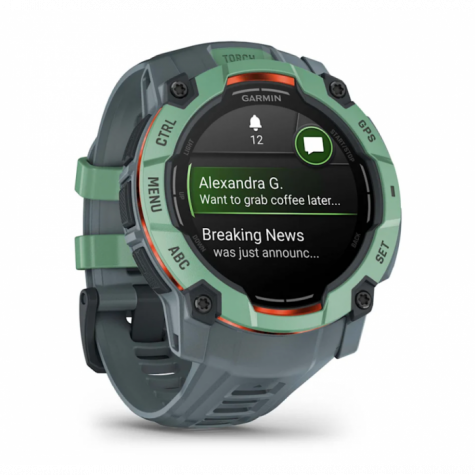 Умные часы Garmin Instinct 3 AMOLED 50 mm Neo Tropic with Twilight Band фото 3
