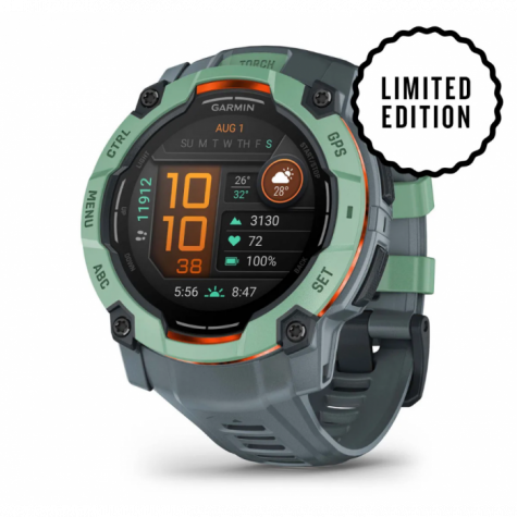 Умные часы Garmin Instinct 3 AMOLED 50 mm Neo Tropic with Twilight Band фото 1
