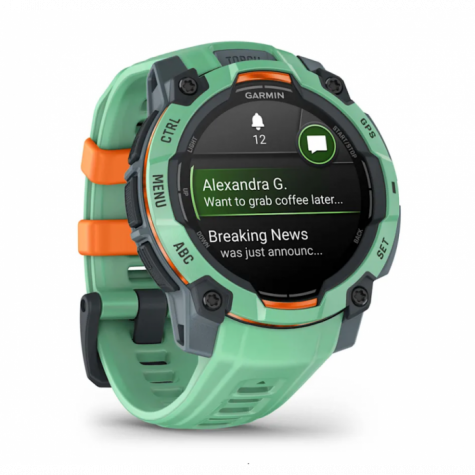 Умные часы Garmin Instinct 3 AMOLED 45 mm Neo Tropic with Neo Tropic Band фото 3