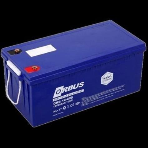 Гелевая аккумуляторная батарея ORBUS CG12200 GEL 12 V 200 Ah фото 1