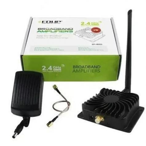 Усилитель расширитель Wi-Fi (бустер) 2,4 ГГц 8 Вт (W), оригинал EDUP EP-AB003 фото 3