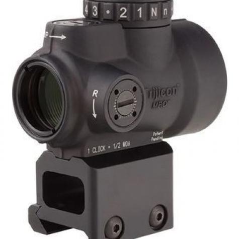 Прицел коллиматорный Trijicon MRO 1х25 точка 2 MOA с красной подсветкой фото 4