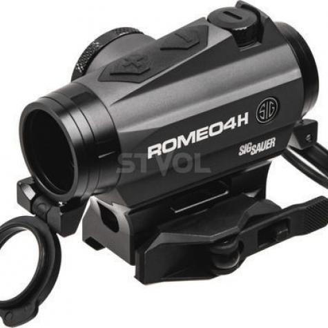 Прибор коллиматорный SIG Optics ROMEO4H RD, BALLISTIC CIRCLE QUADPLE, 0.5 MOA ADJ, GRAPHITE фото 4