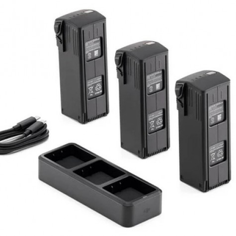 Комплект аккумуляторов DJI Mavic 3 Enterprise Battery Kit (3?5000 мА·ч + зарядный хаб) фото 1