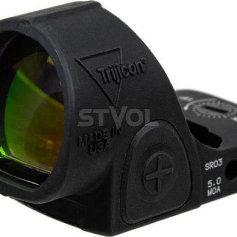 Прибор коллиматорный TRIJICON SRO Adj. LED 5.0 MOA Red Dot - NS фото 1