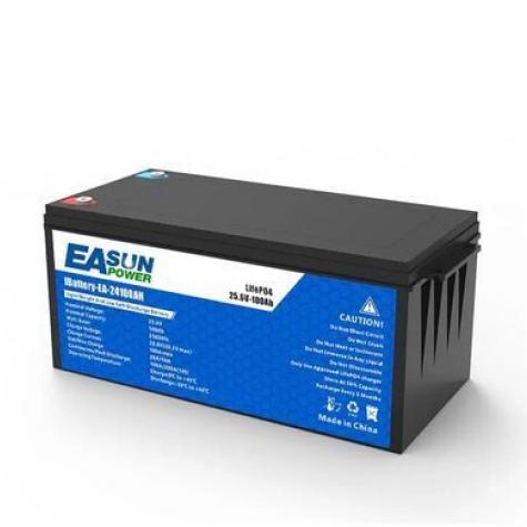 Акумуляторная батарея EASun LiFePO4 24V 100Ah 2560Wh 24100 фото 1