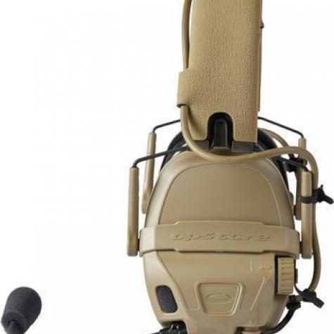 Активные наушники Ops-Core AMP Communication Headset-Connectorized. Верхний держатель. Tan фото 2
