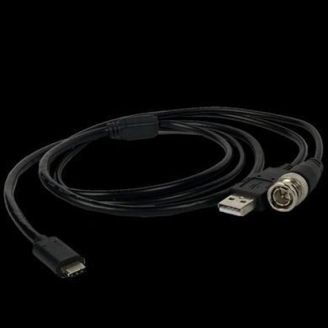 Кабель для вывода аналогового изображения c монокуляров AGM BNC + USB - Type C 1м фото 1