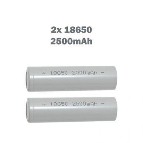 АКБ 18650 2500 mAh для очков и для пульта (2 шт) фото 1