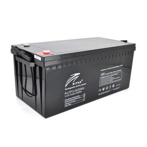 Ritar LiFePO4 12,8V 200Ah 2560Wh Аккумуляторная батарея фото 1