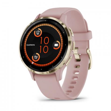 Garmin VENU 3S розовые с золотистым безелем фото 1
