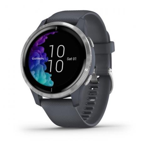 Garmin VENU синий гранит с серебристым безелем фото 1