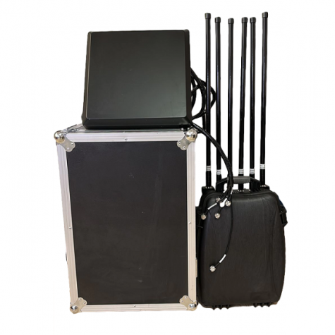 Подавитель птиц CKJ-1704-Mobile 300W мощный блокиратор квадрокоптеров фото 1