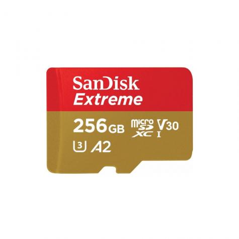Карта памяти Sandisk Extreme 256 ГБ, 160 МБ/с, Class 10, SDSQXA1-256G-GN6MA фото 1
