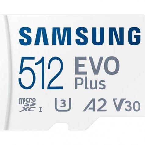Карта памяти microSDXC UHS-I U3 Samsung EVO PLUS 512 ГБ фото 3