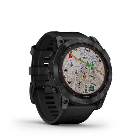 Умные часы Garmin Fenix 7X Sapphire Solar TITAN BLACK DLC фото 1