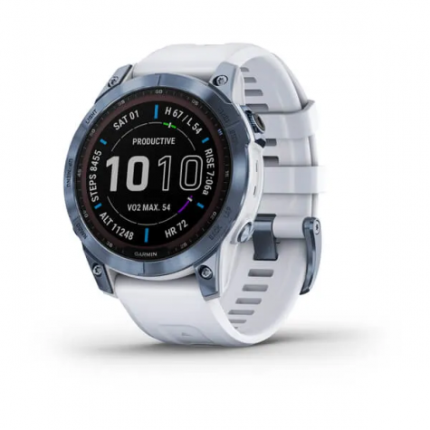 Умные часы Garmin Fenix 7X Sapphire Solar TITAN Угольно Серый DLC фото 1