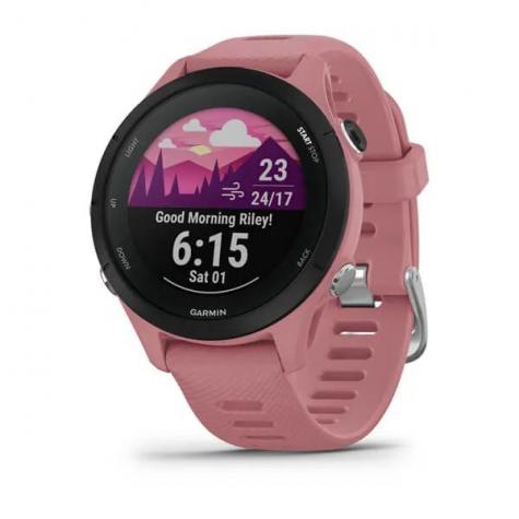 Умные часы Garmin FORERUNNER 255S со светло-розовым ремешком фото 1