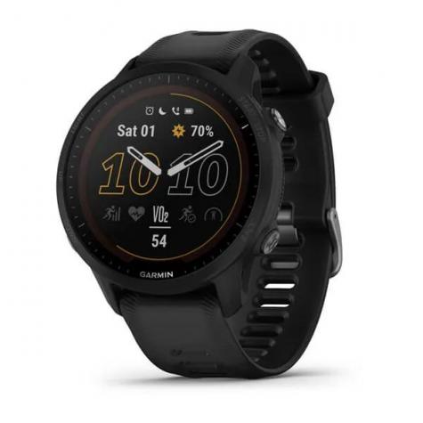 Умные часы Garmin FORERUNNER 955 Solar с черым ремешком фото 1