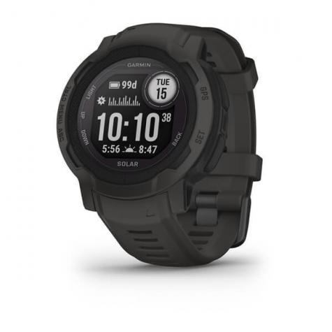 Умные часы Garmin INSTINCT 2 Solar черный фото 1