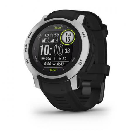 Умные часы Garmin INSTINCT 2 SOLAR Surf черный с белым безелем фото 1