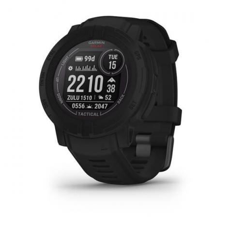 Умные часы Garmin INSTINCT 2 SOLAR Tactical черный фото 1