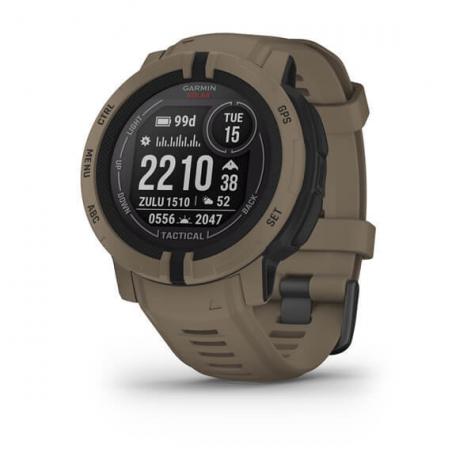 Умные часы Garmin INSTINCT 2 SOLAR Tactical коричневый фото 1