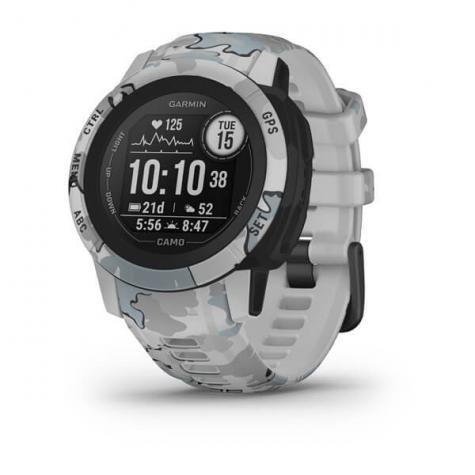 Умные часы Garmin INSTINCT 2S серый камуфляж фото 1