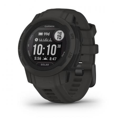 Умные часы Garmin INSTINCT 2S Solar черный фото 1