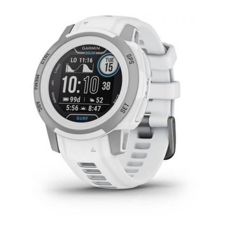 Умные часы Garmin INSTINCT 2S Solar Surf белый с серебристым безелем фото 1
