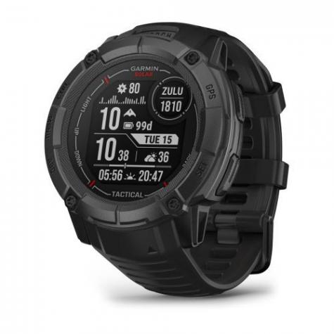 Умные часы Garmin INSTINCT 2X Solar Tactical Edition, черный фото 1