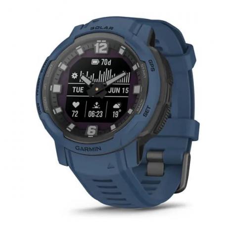 Умные часы Garmin INSTINCT CROSSOVER Solar синий фото 1
