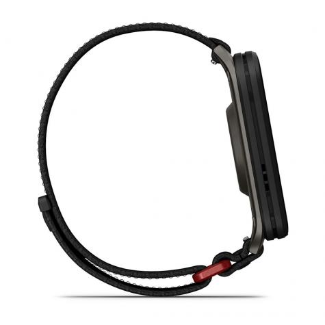 Умные часы Garmin Venu X1 черный с титановой задней крышкой и черным нейлоновым ремешком фото 4