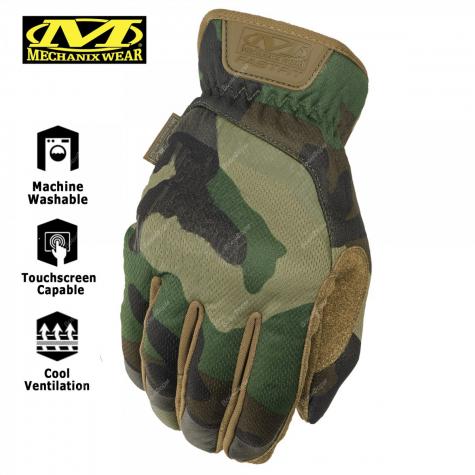 Перчатки MECHANIX FASTFIT Woodland Camo фото 1
