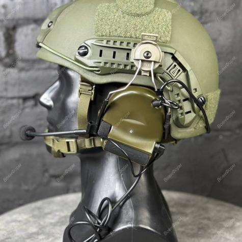 Тактические активные наушники ZTAC Peltor COMTAC II с адаптером фото 2