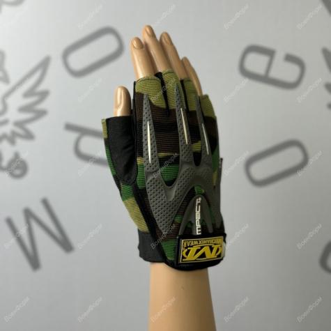 Беспалые перчатки Mechanix MPact камуфляжные фото 1