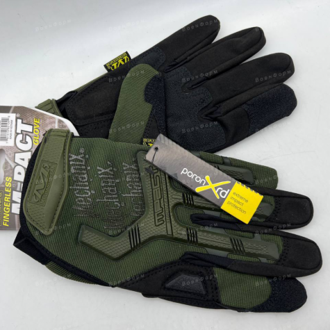 Тактические перчатки MECHANIX M-PACT олива фото 1
