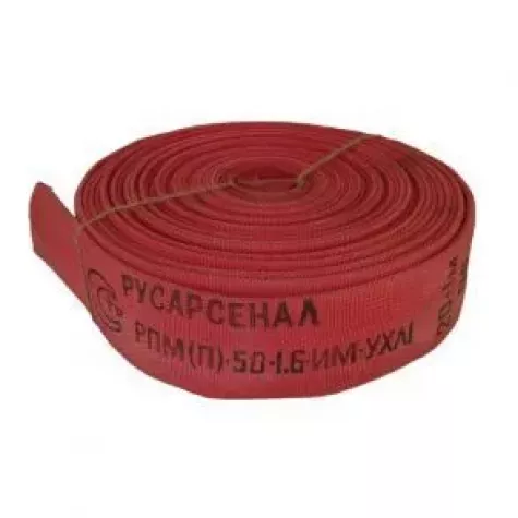 Рукав пожарный Типа Латекс РПМ(П)-50-1,6-М-УХЛ1 (20+-1м) фото 1