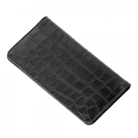 Чехол портмоне фарадея для телефона Faraday Bag PS2 Black Croc фото 4