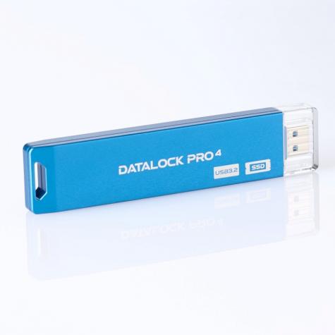 Флешка с пин кодом DataLock PRO4 Blue 128 Gb USB 3.2 фото 3