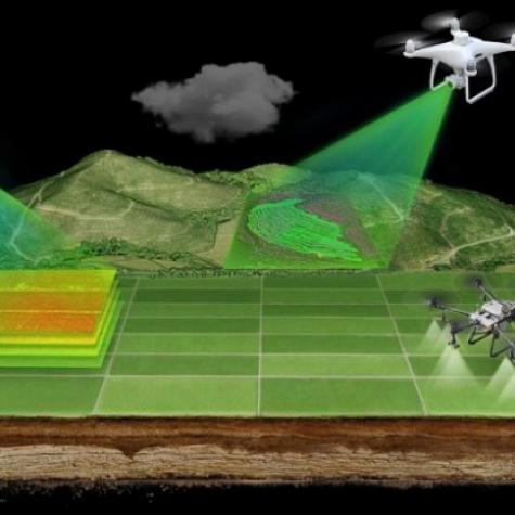 Сельскохозяйственный дрон DJI Agras T30 фото 5