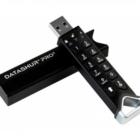 Флешка с аппаратным шифрованием iStorage DatAshur PRO2 64 Gb фото 1