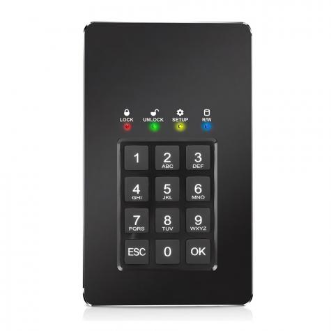 SSD-диск с шифрованием и ПИН-кодом DataLock PRO 4 ТБ фото 1