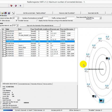 СПО анализа сетей Wi-Fi RadioInspectorWIFI фото 3