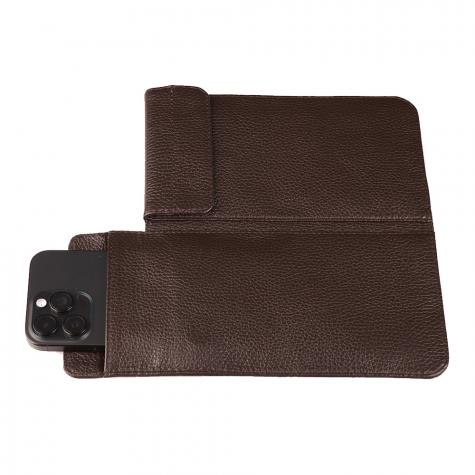 Чехол фарадея на два телефона Faraday Bag P2 Brown фото 4