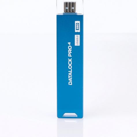 Флешка с аппаратным шифрованием DataLock PRO4 Blue 256 Gb USB 3.2 фото 3