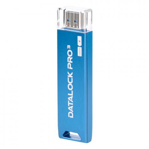 Флешка с пин кодом DataLock PRO3 Blue 64 Gb USB 3.0 фото 2
