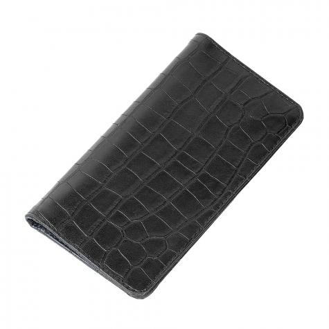 Чехол портмоне фарадея для телефона Faraday Bag PS2 Black Croc фото 3